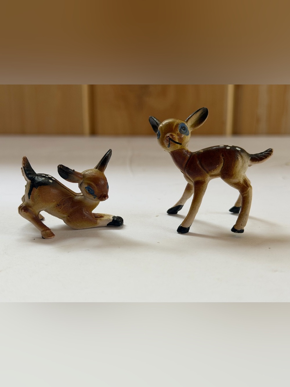 Vintage Miniature Plastic Deer Figures